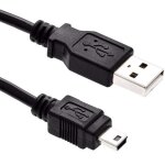 Ineck usb 2. 0 hi speed a vers mini b 5 broches cble alimentation & donnes cordon 2 mtres