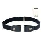 Inf ceinture �lastique sans boucle (taille unique) noir 1 pack