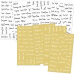 Inf Étiquettes pour pots à épices étiquettes transparentes et imperméables Inf Étiquettes pour pots à épices étiquettes transparentes et imperméables