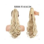 Inf extension queue de cheval boucl�e clip sh88 f14 / 613# blonde clair synth�tique haute temp�rature ...