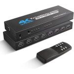 Commutateur hdmi - inf - 7x1 - 4k 60hz - compatible ps5 / ps4 / ps3 - télécommande ir incluse Commutateur hdmi - inf - 7x1 - 4k 60hz - compatible ps5 / ps4 / ps3 - télécommande ir incluse