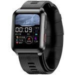 Inf montre connecte femme homme avec tensiomtre cardiofrquencemtre le noir
