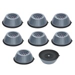 Pieds anti - vibrations - inf - 8 - pack - gris - pour lave - linge et sche - linge - protection du ...