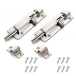 Inf porte de trou de cadenas serrure de scurit door lock verrou portail 2 - set 6 inch