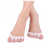 Séparateur dorteils correcteur valgus pour orteils superposés - inf - blanc Séparateur dorteils correcteur valgus pour orteils superposés - inf - blanc