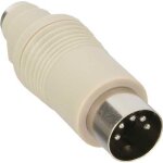 Adaptateur clavier - inline - 5 broches din - ps / 2 - noir Adaptateur clavier - inline - 5 broches din - ps / 2 - noir