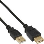 Inline - usb 2. 0 rallonge mle / fem. type a 1m