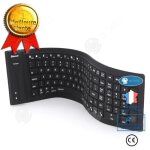 Clavier en silicone - inn - pliable - 108 clés - bluetooth sans fil - Étanche Clavier en silicone - inn - pliable - 108 clés - bluetooth sans fil - Étanche