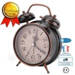 Inn® réveil mécanique à lancienne double cloche aiguille pendulette horloge léger silencieux chevet décor ... Inn® réveil mécanique à lancienne double cloche aiguille pendulette horloge léger silencieux chevet décor ...