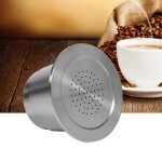Inox capsule rechargeable + cuillre pr nespresso caf machine  espresso