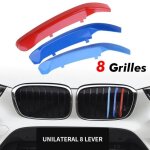 Inserts de calandre avant pour bmw x1 f48 2016 ? 2018 3 pièces 8 grilles bandes de couleur m style sportif ... Inserts de calandre avant pour bmw x1 f48 2016 ? 2018 3 pièces 8 grilles bandes de couleur m style sportif ...