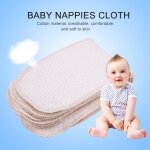 Insert de couche lavable puissante absorption cotton charbon pour nouveau n bb