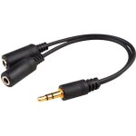 Insten cble adaptateur - doubleur - splitter - audio stro - 1 jack 35 mm mle vers 2 jack 35 mm femelle ...