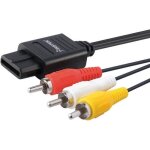 Cble audio vido av - insten - 18 m - composite - pour super nintendo snes / n64 / gamecube