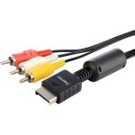 Cble av - insten - pour playstation 1 / 2 / 3 - connecteurs audio / vido - filaire - noir
