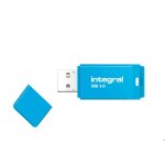 Integral cle usb 3. 0 neon bleue 128gb 20mb / s en