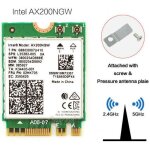 Carte rseau - intel - ax200 - wi - fi 6 - bluetooth 5. 1 - 2. 4ghz / 5ghz