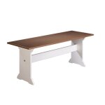 Inter link banc westerland 32. 2 blanc bois massif