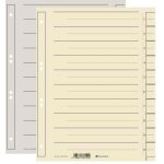 Intercalaires - exacompta - a4 extra large - chamois - carte 230 g / m� - lot 100