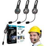 Intercom bluetooth trio buddychat - kit mains libres avec rduction du bruit dsp