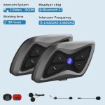 Intercom moto bluetooth 2pcs - interphone pour casque moto sans fil - 1500m etanche ip65 - contrôler ... Intercom moto bluetooth 2pcs - interphone pour casque moto sans fil - 1500m etanche ip65 - contrôler ...