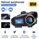 Intercom moto bluetooth - mioloe - t - comsc - port�e 500m - autonomie 10h - micro amovible 2 en 1