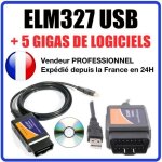 Interface diagnostique elm 327 usb obd2 + logiciels diagnostic obd obdii elm327 by mister diagnostic� ...