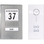 Interphone - adv 111 ww - filaire - acier inoxydable - 1 foyer - 100m max