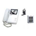 Interphone vid�o - nb - villa portier - noir et blanc - 5 fils - cam�ra orientable