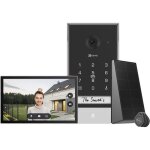 Interphone vid�o ezviz ep7 2k solaire 7 tactile wifi audio bidirectionnel