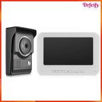 Interphone vid�o filaire - akozon - akozon kit visiophone 7 pouces - �cran 7 pouces - vision nocturne ...