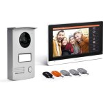 Interphone vido filaire avec badges scs sentinel visiodoor 7 + rfid - cran tactile 7  - vision nocturne ...