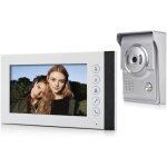 Interphone vid�o filaire �cran 7 cam�ra ext�rieure 700tvl vision nocturne ir port�e jusqu?� 100 m