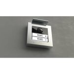 Interphone vid�o filaire m - e modern - electronics vdv - 2020 s - rfid - station ext�rieure argent