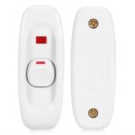 Interrupteur - c�ble avec voyant lumineux - ac 250v - 10a - inline on / off