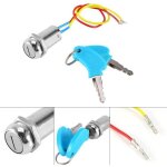 Interrupteur dallumage universel 2 fils interrupteur de verrouillage dallumage avec cl moto interrupteur ...