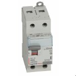 Interrupteur diffrentiel dx - id 2p 230v 40a type a 30ma - legrand - 411555