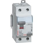 Interrupteur diffrentiel dx - id 2p 230v 40a type ac 30ma - legrand - 411505