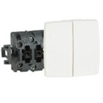 Interrupteur double va - et - vient asl ik04 250 v - legrand - 086120 Interrupteur double va - et - vient asl ik04 250 v - legrand - 086120
