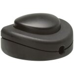 Interrupteur  pied pour lampe legrand - blister - noir