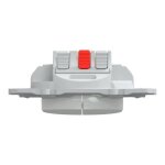 Interrupteur - schneider elec - ovalis - double va et vient - 10ax - blanc