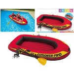 Bateau - intex - explorer pro 300 - orange - pvc - 300 cm