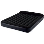 Matelas lit gonflable - intex - 64143 - noir - 1. 52m x 2. 03m - 25cm dpaisseur