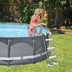 Intex chelle de scurit pour piscine  3 marches 91 - 107 cm chelle de scurit chelle de piscine ...