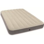 Matelas gonflable intex downy fiber tech 137x191 cm - fermet rglable - 25 cm
