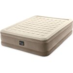 Matelas gonflable - intex - ultra plush fiber tech - 152x203x46 cm - gonfleur lectrique - oreiller intgr ...