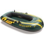 Intex set bateau seahawk 2 - 2 personnes - vert Intex set bateau seahawk 2 - 2 personnes - vert