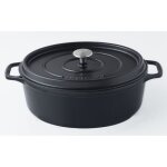 Invicta cocotte ovale -  27 cm - noir - tous feux dont induction