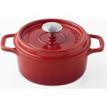Invicta cocotte ronde - Ø 20 cm - rubis - tous feux dont induction Invicta cocotte ronde - Ø 20 cm - rubis - tous feux dont induction
