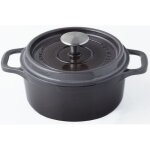 Invicta cocotte ronde - Ø 24 cm - taupe - tous feux dont induction Invicta cocotte ronde - Ø 24 cm - taupe - tous feux dont induction